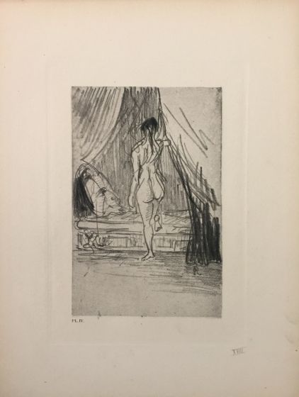 Illustration from the series "Les Fleurs du Mal"