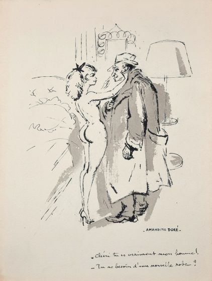 Chéri tu es vraiment mon homme! by Amandine Doré - Contemporary Artwork