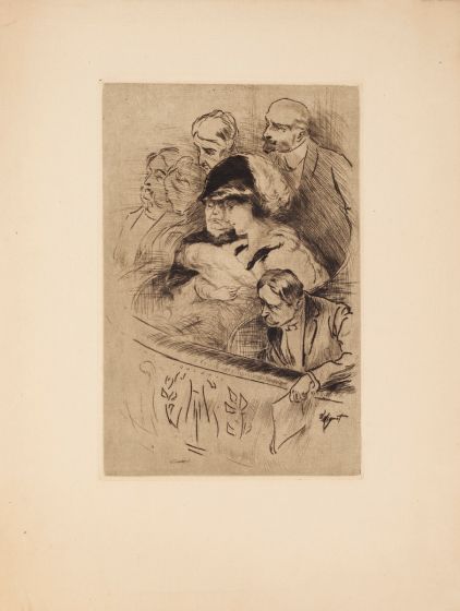Spectators by Victor Mignot - Modern Artwork