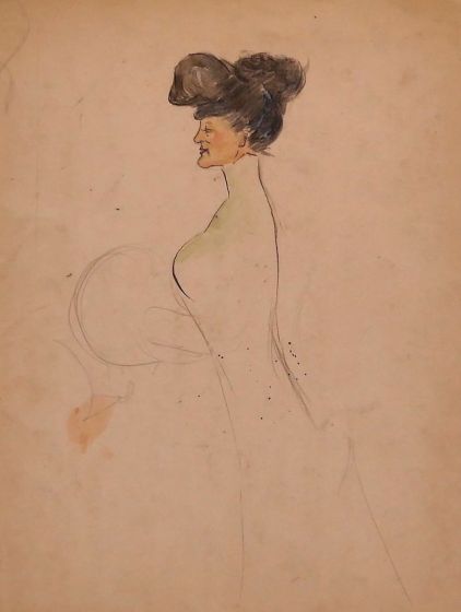 Portrait by anonymous artist - Modern Artwork