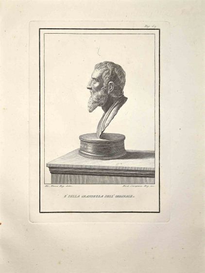 Profile of Ancient Roman Bust