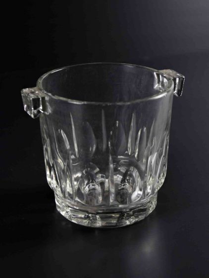 Vintage Glass Ice Bucket