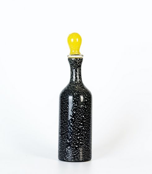 Black and White Spotted Bottle by Jean Mell
