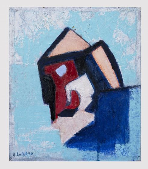 Geometrical Face by Giorgio Lo Fermo - Contemporary Artwork 