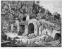 Luigi Rossini, Veduta del Ponte dell'Acquoria, fuori di Tivoli ove passa l'Aniene. Rome, 1826
