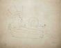 Smoking in the Tub by Jean Cocteau - Surrealist Artwork
