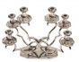 Vintage Six Arms Silver Candleholder by Anonymous