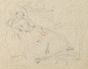 Lying Woman by Adolphe-Félix Cals - Modern Artwork