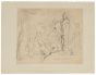 "Nettoyage d'un Herrés" is an original drawing in tempera on paper, realized by an Anonymous French Artist of the XX Century 