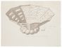 "Cup"  is an original China ink and watercolor drawing on ivory-colorated paper by Anonymous French Artist of XIX Century.