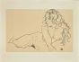 Reclining  Nude With Raised Torso