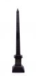 Belgian Black Marble Obelisk by Anonymous - Decorative Object