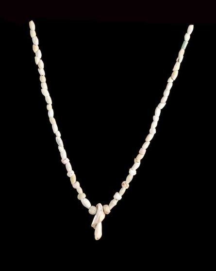 Set of Five Vintage Ethnic Necklaces in Different Materials