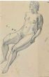 Sketch Of Nude Man