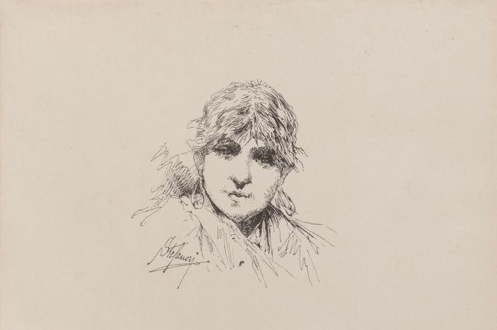 "Portrait" by Stefanouri - Modern Artwork