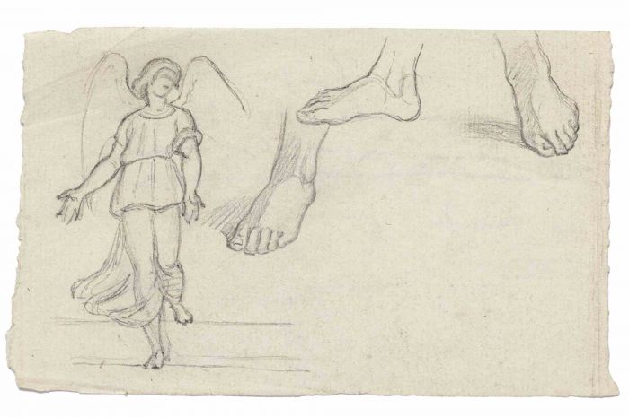 Anonymous - Angel - Old Masters Art