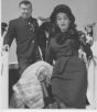 Xavier Cugat and Abbe Lane at the airport