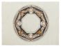 "Ceiling Decoration" is an original drawing in watercolor on ivory-colored paper, realized by Anonymous Artist of the XVIII Century.