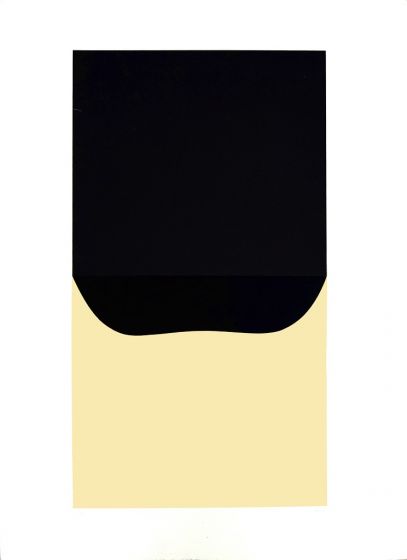 Bianchi e Neri II (Acetates) - Plate D by Alberto Burri - Contemporary Artwork