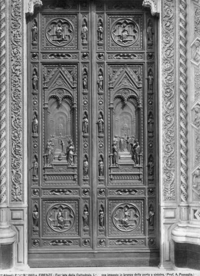 The Door of The Cathedral of Florence