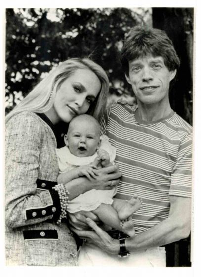 Mick Jagger and Jerry Hall - Vintage Photograph 