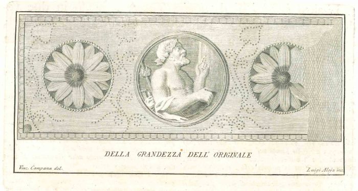 Ancient Roman Decoration Fresco