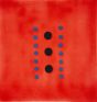 Polka Dots on Red by Mario Bigetti - Contemporary Artwork