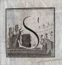 Antiquities of Herculaneum  - Letter of the Alphabet  S