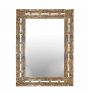 Vintage Brass Square Mirror - Decorative Object 
