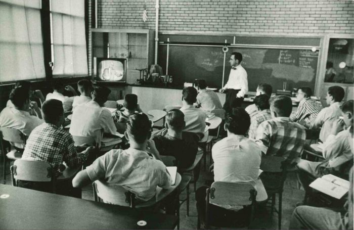 Studying - American Vintage Photograph