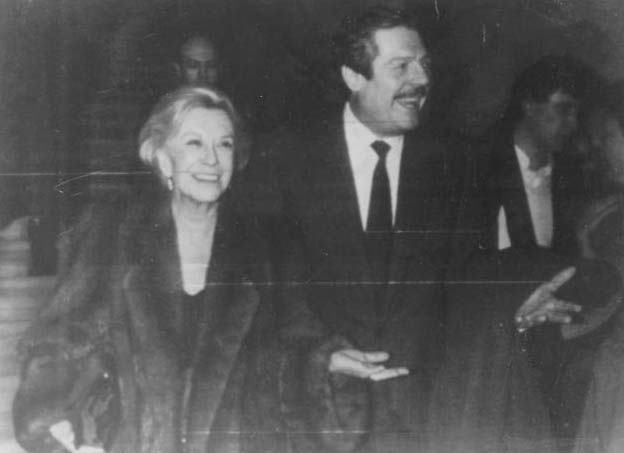 The Italian Actors Marcello Mastroianni and Giulietta Masina