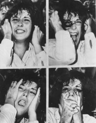 A Beatles fan at Shea Stadium