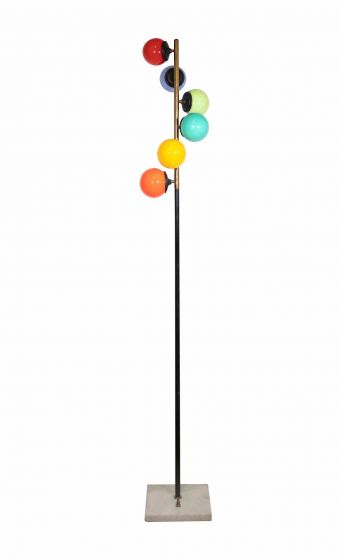 Colored Bubble Lamp by Stilnovo - 1960s