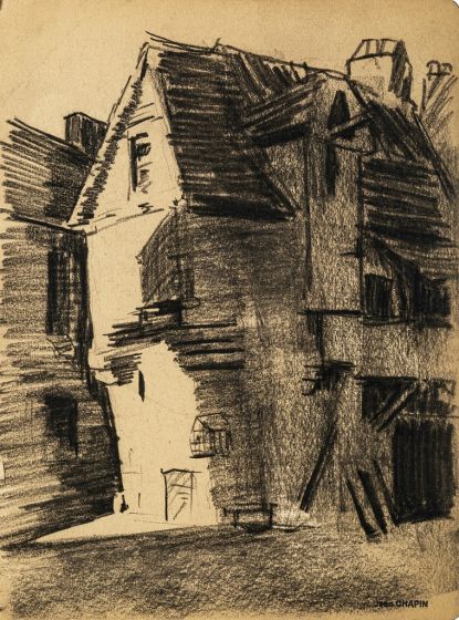 The Village By Jean Chapin - Modern Artwork