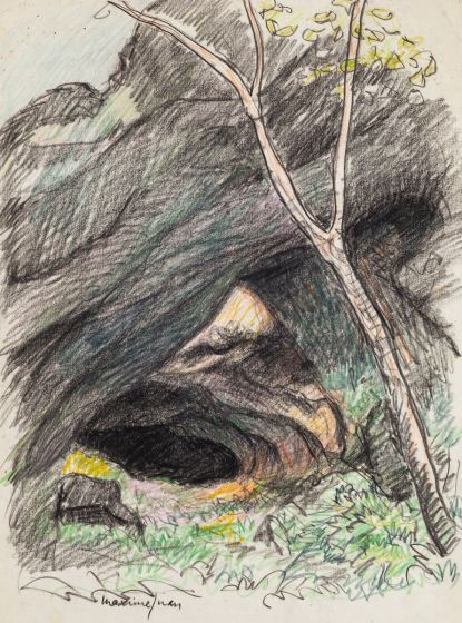 The Cave by  Maxime Juan- Modern Artwork
