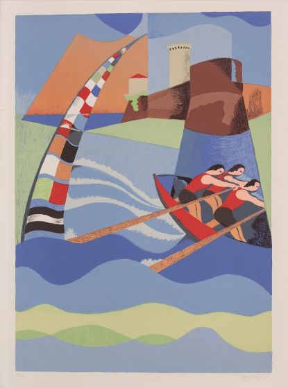 Maritime Palio by Osvaldo Peruzzi - Contemporary Artwork