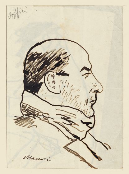 Portrait of Ardengo Soffici - Modern Artwork