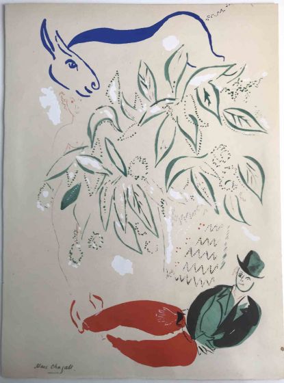 Marc Chagall - Man and Horse - Contemporary Art