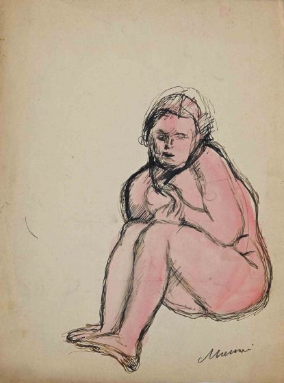 Crouched Nude