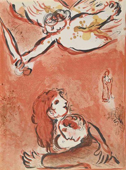Marc Chagall - The Face of Israel - Contemporary Artwork  