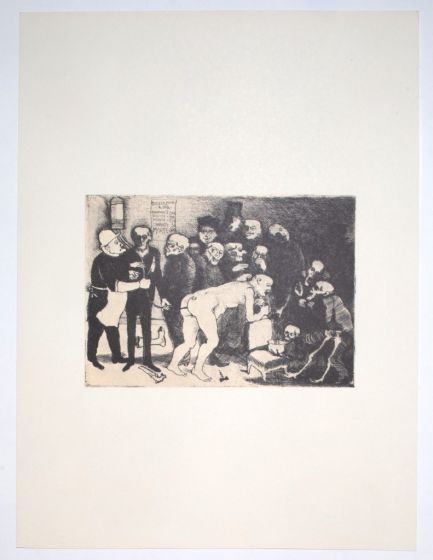Despair is an original Vintage Offset Print on ivory-colored paper, realized by Franco Gentilini (Italian Painter, 1909-1981), in Late 20th Century.
