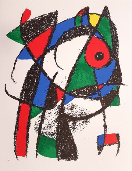 Miró Lithographe II - Plate I by Joan Miró - Surrealism