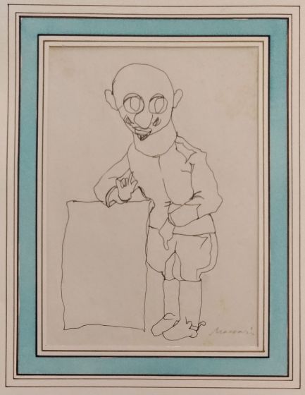 Portrait of D’Annunzio by Mino Maccari - Modern Artwork