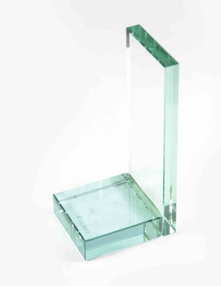 Vintage Glass Bookend by  A&G MARCO