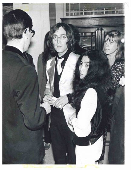 John Lennon and Yoko Ono in 1968