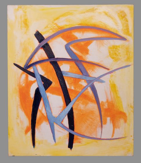 Orange and Violet - SOLD