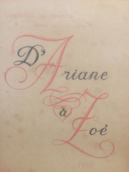 D'Ariane à Zoé