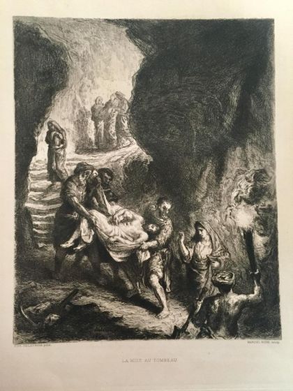Le mise au tombeau by Eugène Delacroix