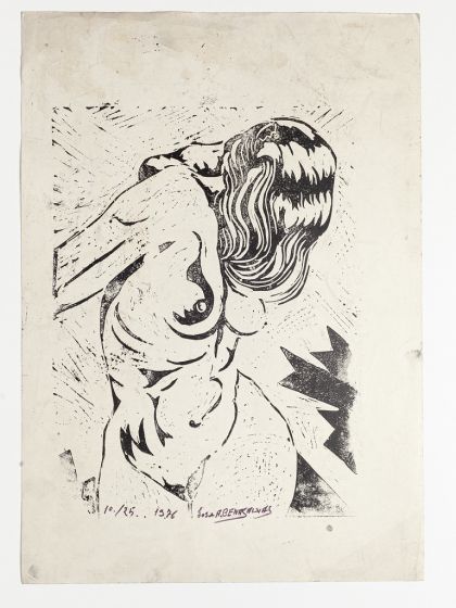 Standing Nude by José Benasalvas - Contemporary Artwork 