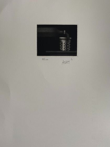 The Plant of life is original etching on paper, realized by the French artist and print-maker master Mario Avati (1921-2009).